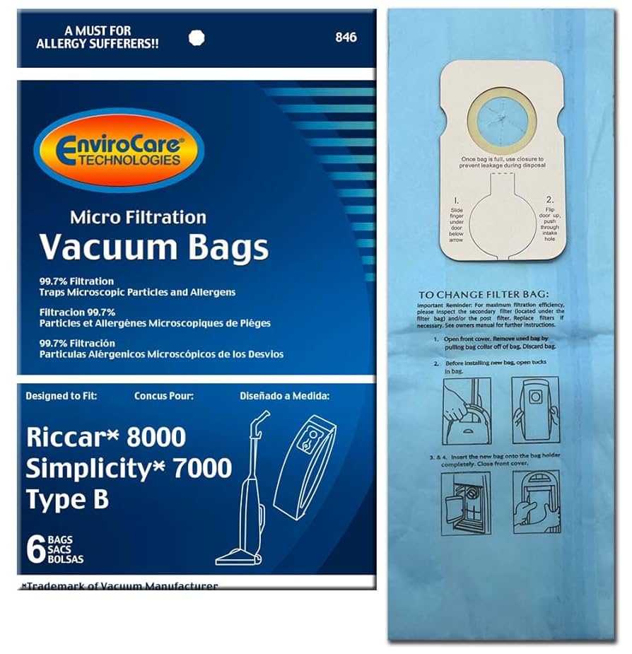 B8700WE クロニタス 付け替え用8包 Amazon.com - EnviroCare Replacement Micro Filtration Vacuum